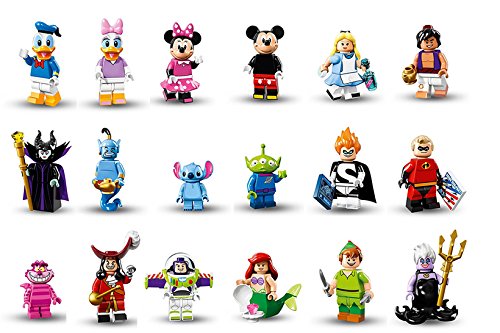 LEGO 71012 MINIFIGURE Disney Series 1, Complete Unopened Set of 18 Polybag