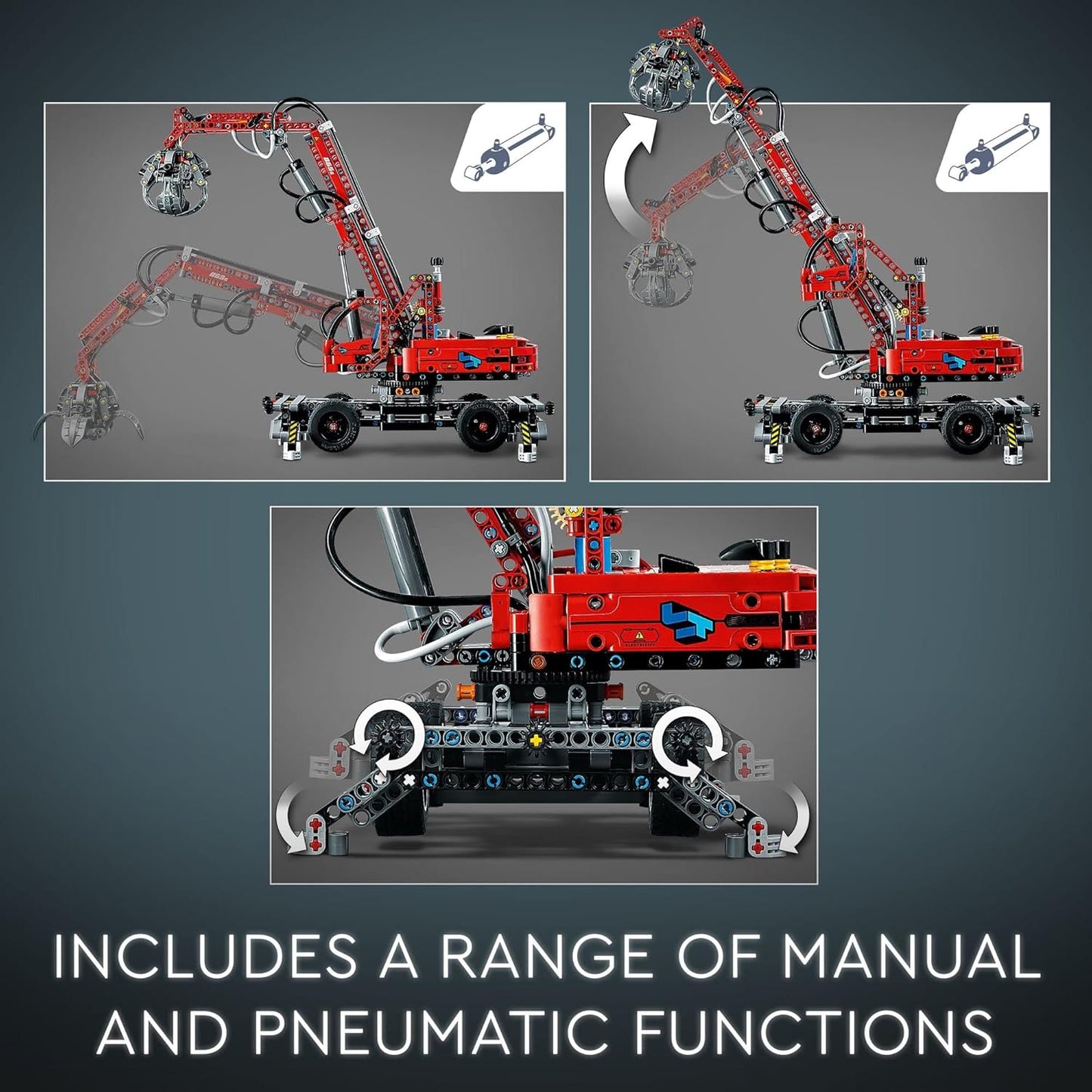 LEGO 42144 TECHNIC Material Handler Crane