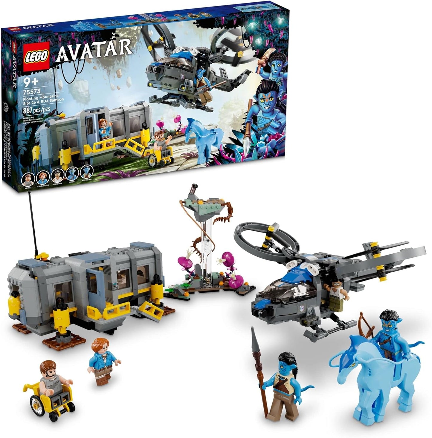 LEGO 75573 Avatar Floating Mountains Site 26 & RDA Samson