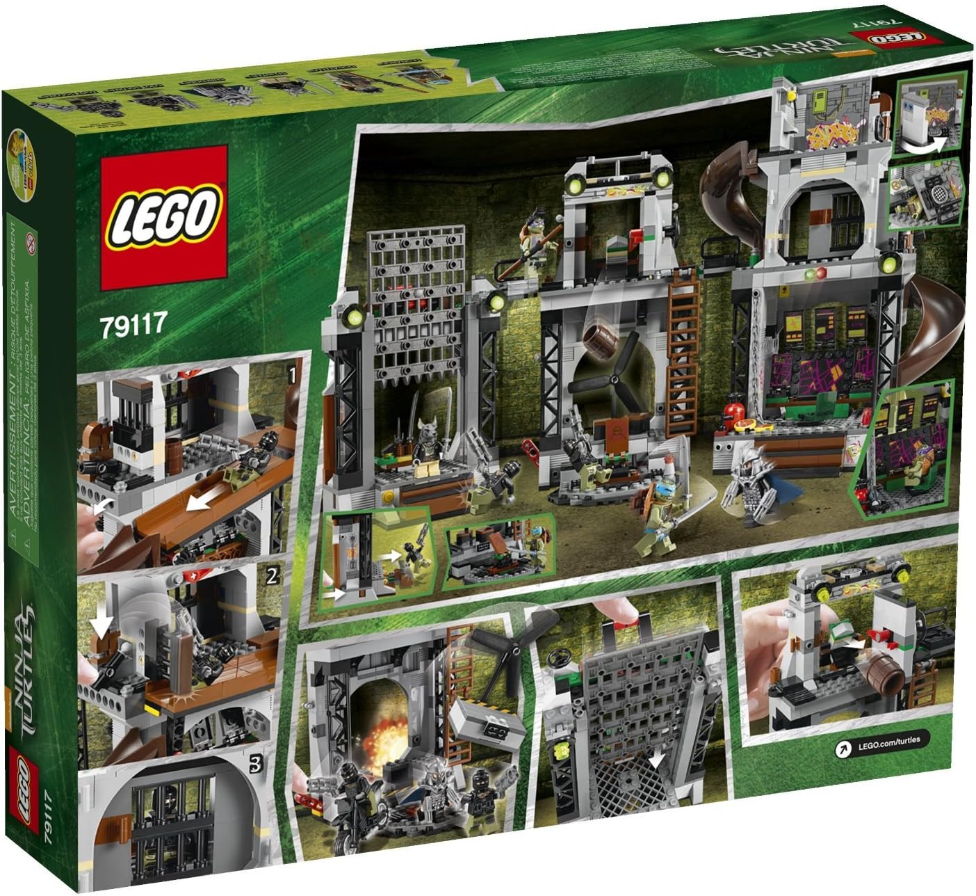 LEGO 79117 Ninja Turtles Turtle Lair Invasion