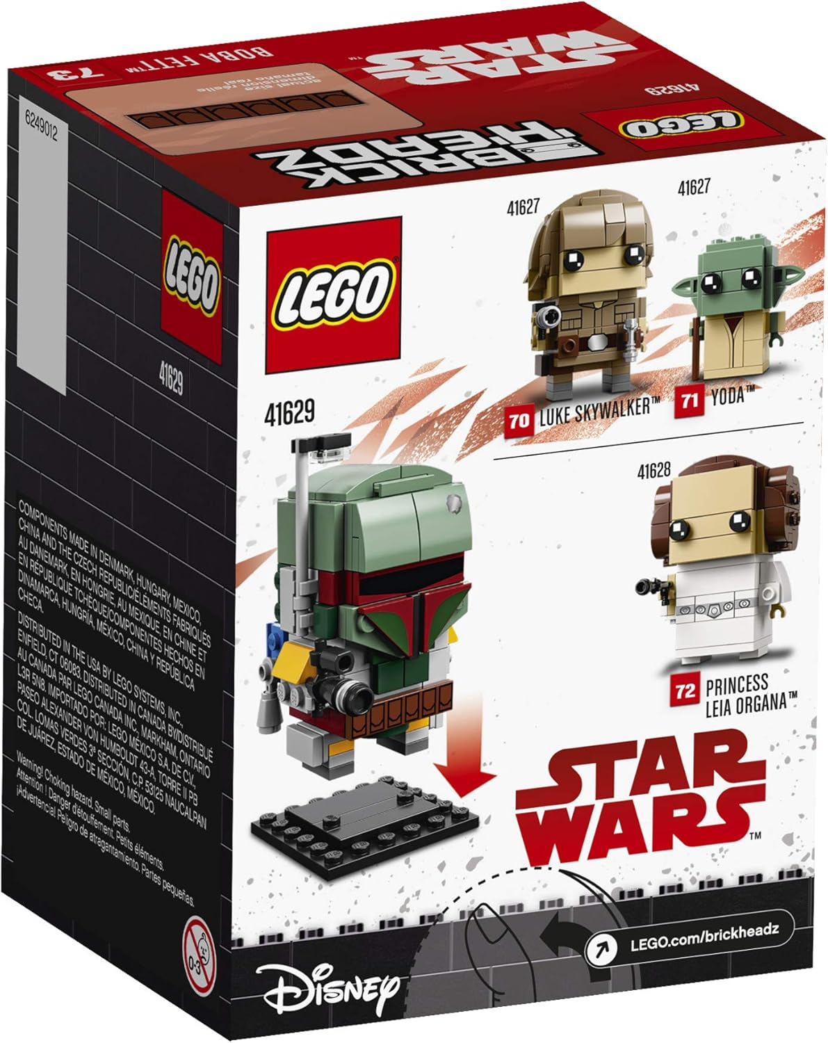 LEGO 41629 BRICKHEADZ Star Wars Boba Fett