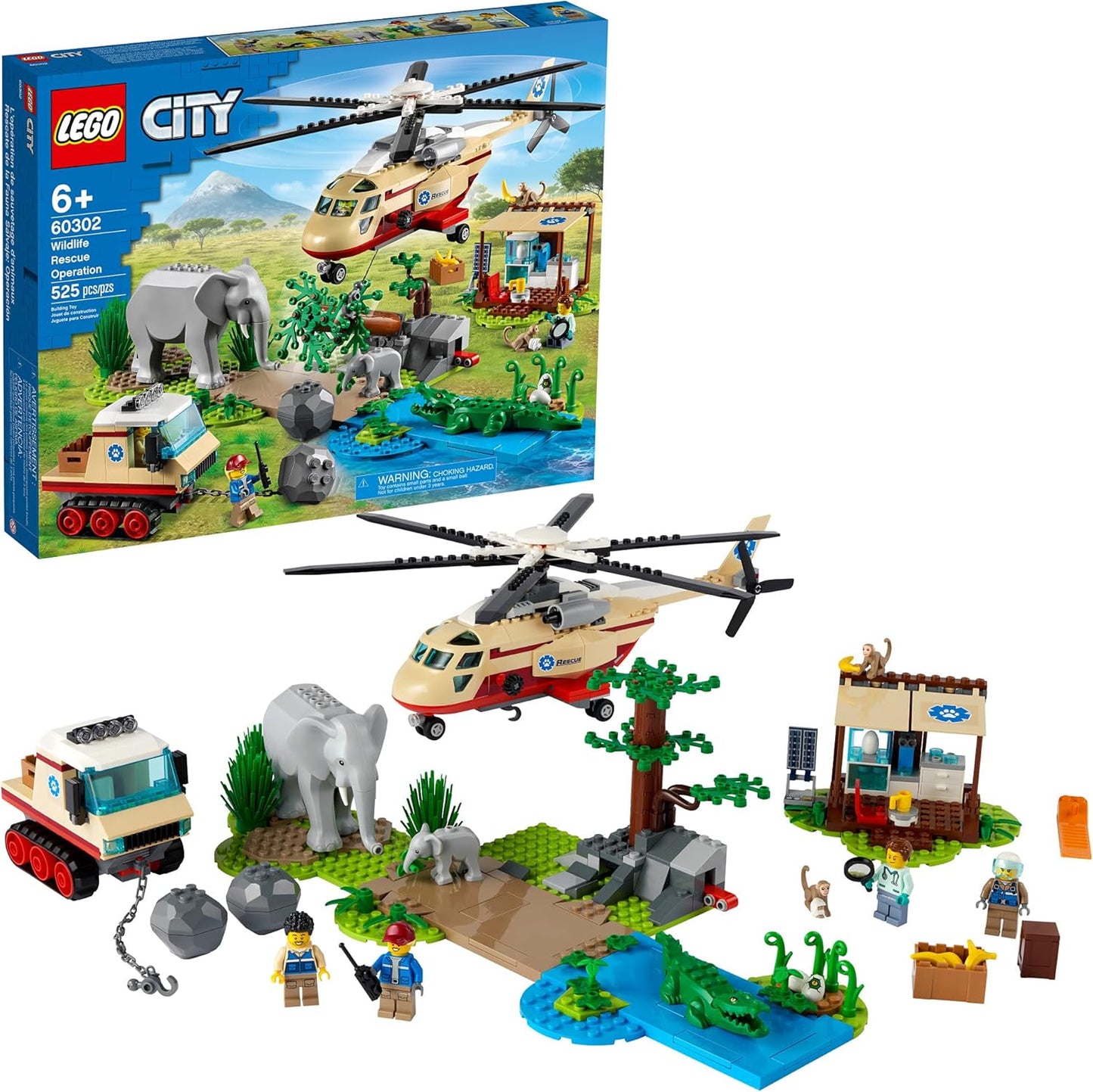 LEGO 60302 City Wildlife Rescue of The Wild Animals