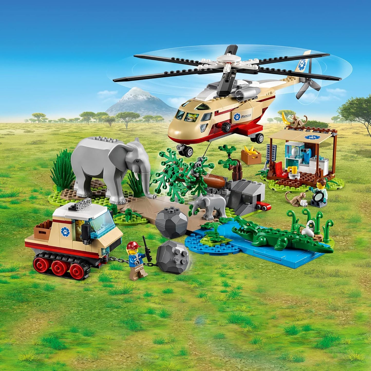 LEGO 60302 City Wildlife Rescue of The Wild Animals