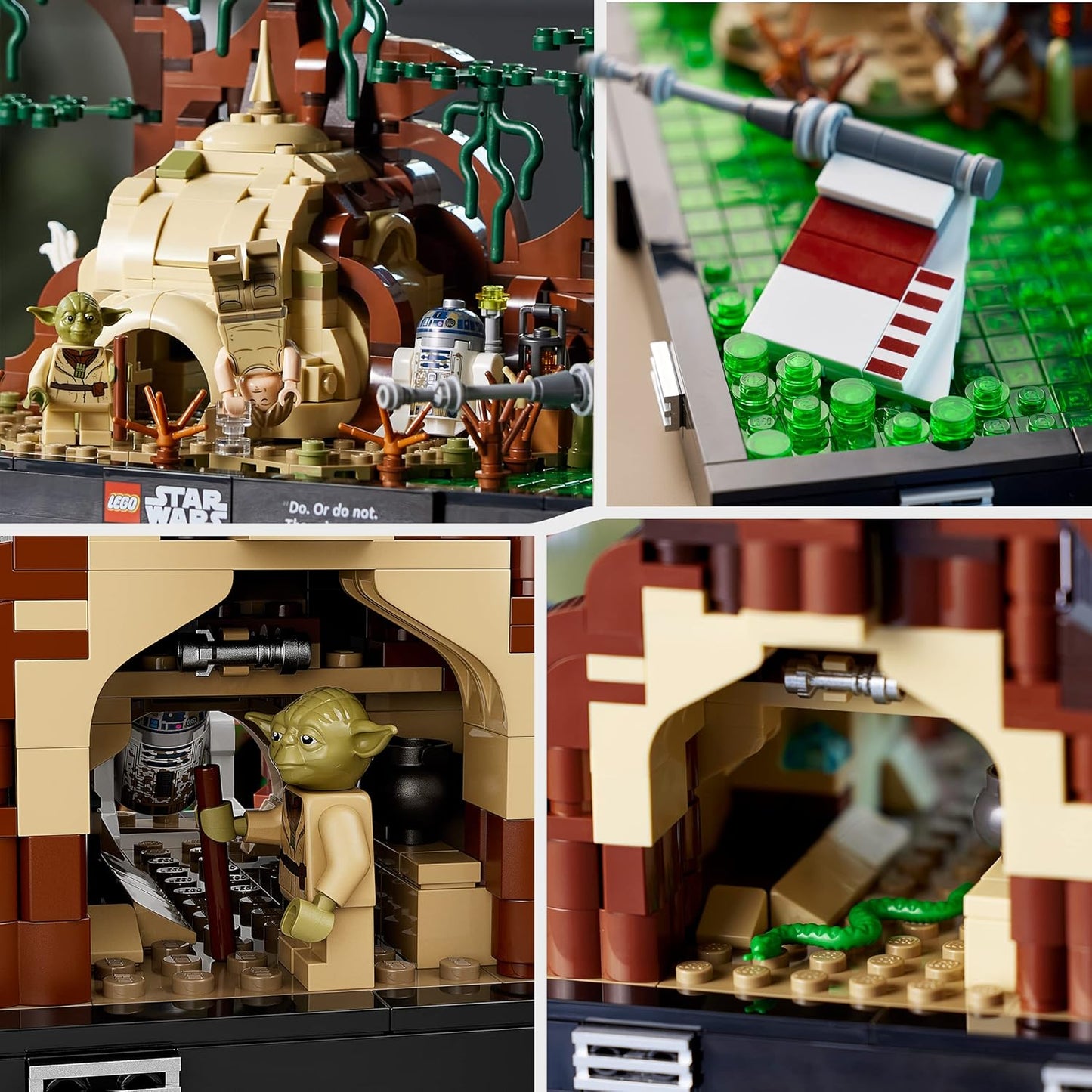 LEGO 75330 Star Wars Planet Dagoba Jedi Training Center