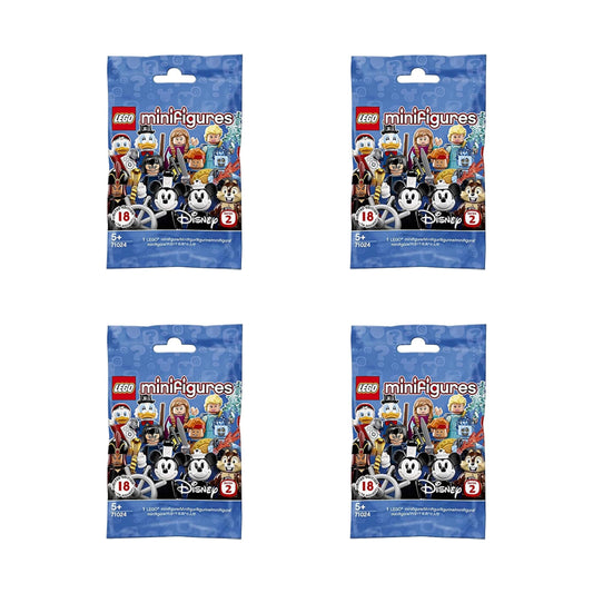 LEGO 71024 MINFIGURE Disney Series 2, 4 Random Polybags